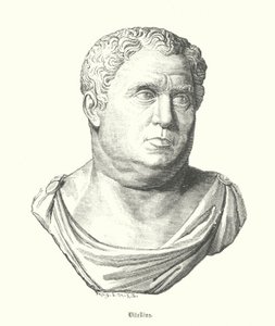 Vitellius, romersk kejser (stik) af German School