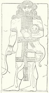 Vægrelief af Gilgamesh fra ruinerne af Dur-Sharrukin, assyrernes hovedstad på kong Sargon II