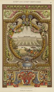 XVII. og XVIII. århundrede, Gobelin-tapet (farve litho) af German School