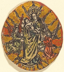 Madonna og barn af German or Netherlandish 15th Century