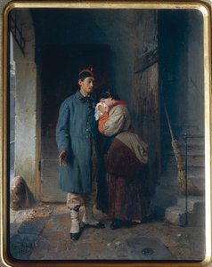 De værnepligtiges afgang i 1866, af Gerolamo Induno af Gerolamo Induno