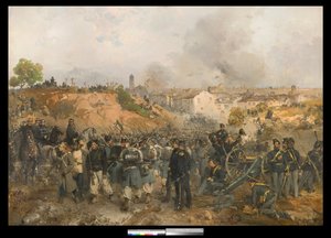 Palestros fald, 30. maj 1859 af Gerolamo Induno