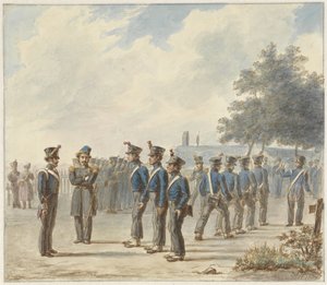 Landdistrikternes Borgergarde, 1830 af Gerret Jasink van de Poll