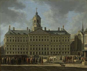Rådhuset på Dam-pladsen, Amsterdam, 1672