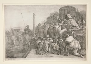 Paulus og Barnabas i Lystra af Gerrit Claesz Bleker
