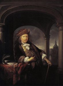 Selvportræt i en alder af 50 år af Gerrit Dou