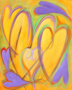 G Hearts 11, 2016 (akryl på lærred)
