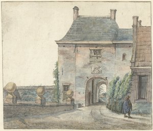 Porten til slottet Heemstede af Gerrit Lamberts