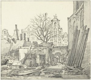 Nedrivningen af ​​det vestindiske hus i Amsterdam