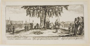 Hængningen, planche 11 fra Krigens store elendighed