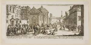 Hospitalet, planche femten fra Krigens store elendighed