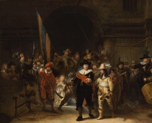 Kopi af Nattevagten Selskabet af kaptajn Frans Banning Cocq og løjtnant Willem van Ruytenburch, kendt som 