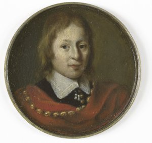 Portræt af en femten år gammel dreng af Gerrit Lundens
