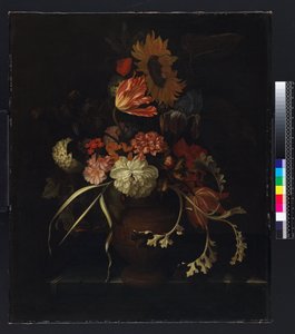 Stilleben af blomster (olie på lærred) af Gerrit Pietersz