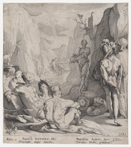 Johannes Døberens prædiken, 1593. af Gerrit Pietersz Sweelink
