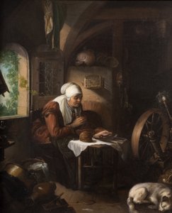 Nåde før kød af Gerrit Dou