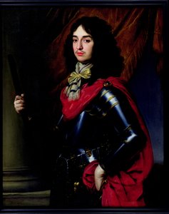 Portræt af prins Edward af Pfalz (1625-63) i rustning