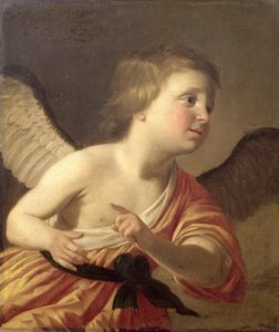 Portræt af den unge prins Maurice af Bøhmen (1620-53) som Amor