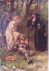 "Se dette tunge syn, du ærede Sire", Historier fra Faerie Queen udgivet af George Harrap and Company