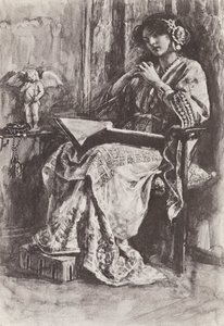 Illustration til The Story of Hereward, The Champion of England (litografi)