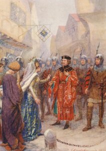 Shakespeare, Kong Richard II (farvelitografi)