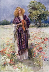 The Fair Serena (farve litho)