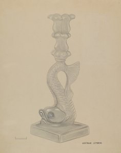 Lysestage, ca. 1936. af Gertrude Lemberg