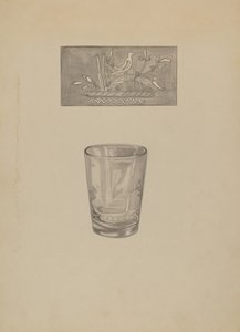 Whiskyglas, 19351942. af Gertrude Lemberg