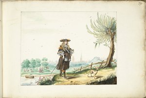 Moses ter Borch på landet uden for Zwolle