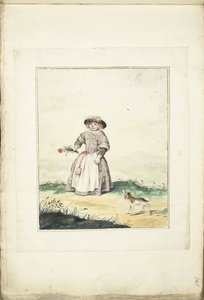 Barn i et landskab af Gesina ter Borch