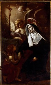 Saint Rita de Cascia i ekstase (maleri
