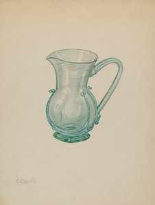 Flødekande, ca. 1937. af Giacinto Capelli