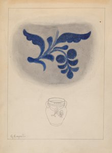 Krukke, c. 1937. af Giacinto Capelli