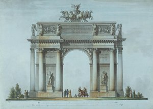 Narva Triumfport i St. Petersborg, 1814