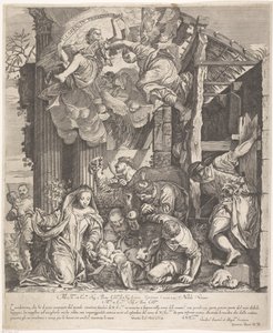 Tilbedelse af hyrderne af Giacomo Barri