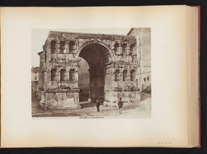 Janusbuen i Rom, Italien Roma. Arco di Giano quadrifronte (titel på objekt)