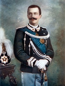 Victor Emmanuel III, konge af Italien, slutningen af det 19.-begyndelsen af det 20. århundrede.