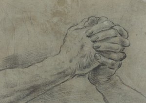 Knyttede hænder [verso]