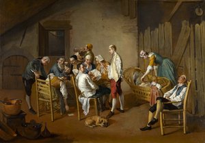 Kortspillet, ca. 1738-1750