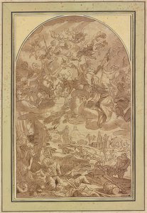 Den store pest i Napoli i 1656 af Giacomo Farelli