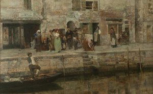 Rejsende musikere, ca. 1881-83 (olie på lærred)