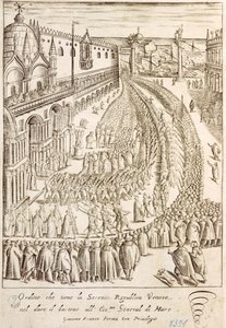 Ceremoni i Venedig for levering af kommandostafetten til chefadmiralen