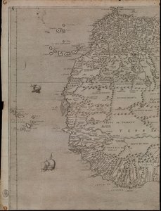 Kort over Afrika af Giacomo Gastaldi