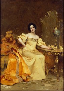 Skuespillerinde Virginia Reiter af Giacomo Grosso