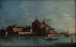 Øen Santo Spirito ca. 1790 (Olie på lærred)