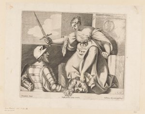 Judith med hovedet af Holofernes Retfærdighed (Justitia) af Giacomo Piccini