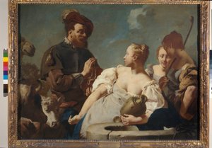Rebecca og Eleazar ved brønden