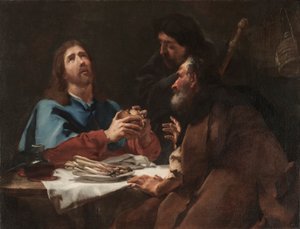 Nadveren i Emmaus, ca. 1720 (olie på lærred)