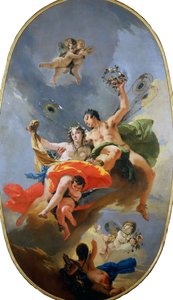 Zephyrs og floras triumf, ca 1735.