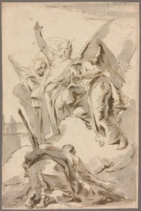 Tre engle viser sig for Abraham af Giambattista Tiepolo